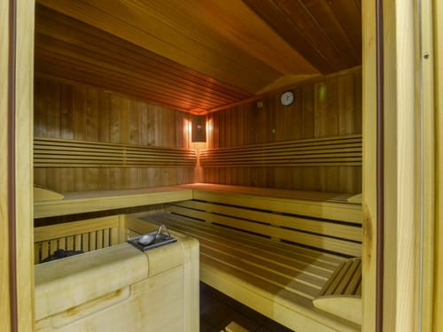 Finnische Sauna im Wellnessbereich