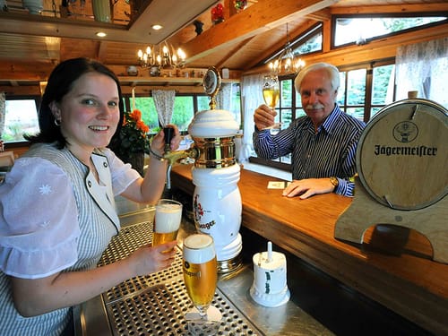 Theke und Bar im Haus Waldeck