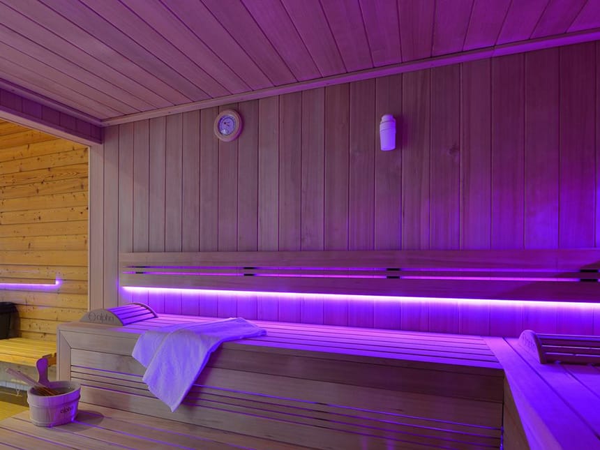 Sauna aus holz