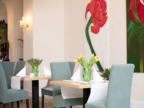 Speiseraum im Kurhotel Quellenhof