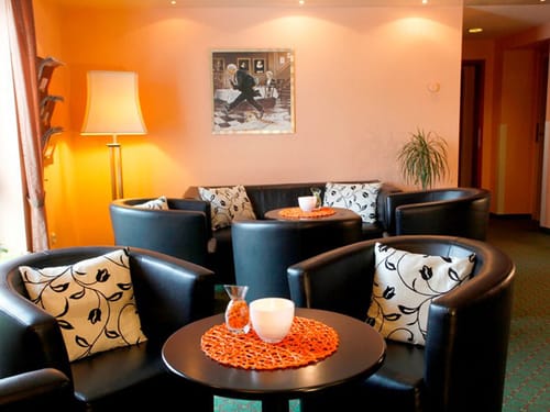 Loungemöbel in der Lobby