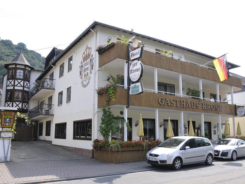Ansicht Hotel bei Tag