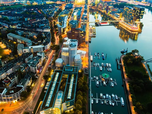 Luftaufnahme Düsseldorf