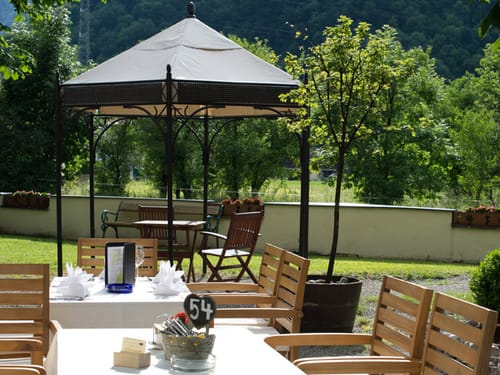 Pavillion im Hotelgarten