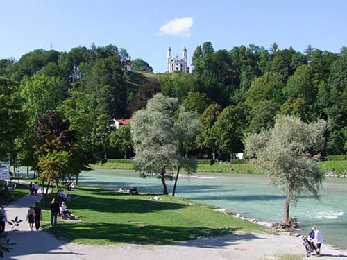 Isar in Bad Tölz