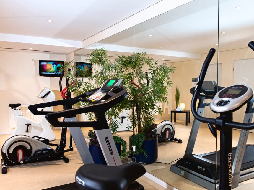 Kleines Fitnessstudio