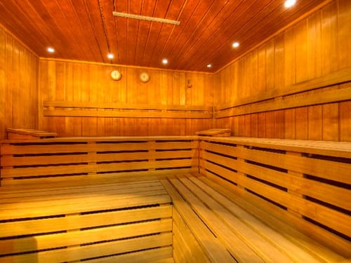 Finnische Sauna im Wellnessbereich