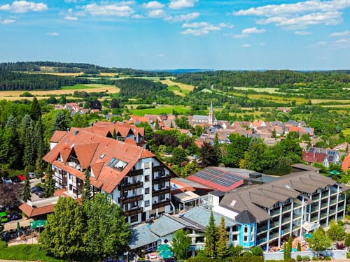 Luftaufnahme vom Hotel
