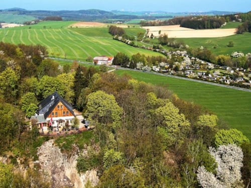 Pension-luftansicht