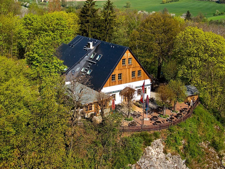 Pension von Außen