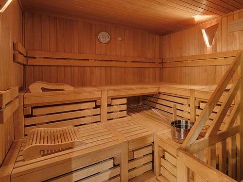 Finnische Sauna im Wellnessbereich