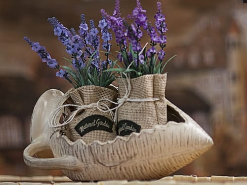 Deko Krug mit Lavendel