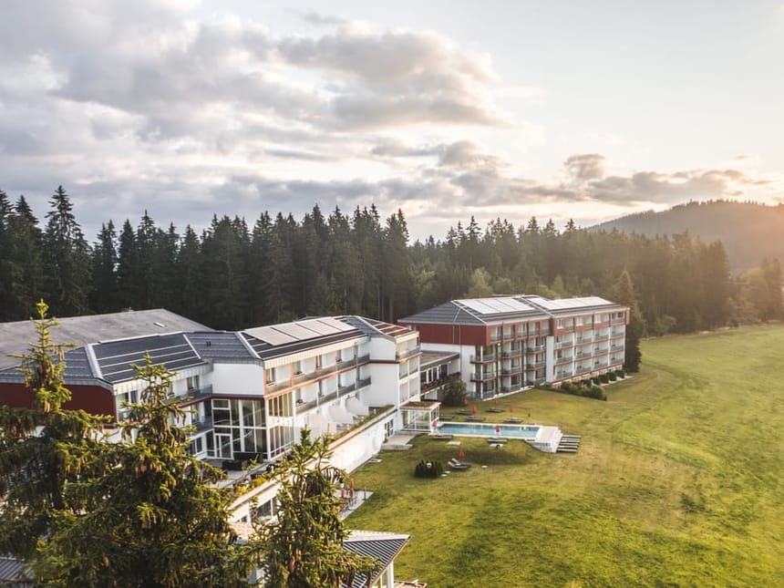 Luftaufnahme vom Hotel