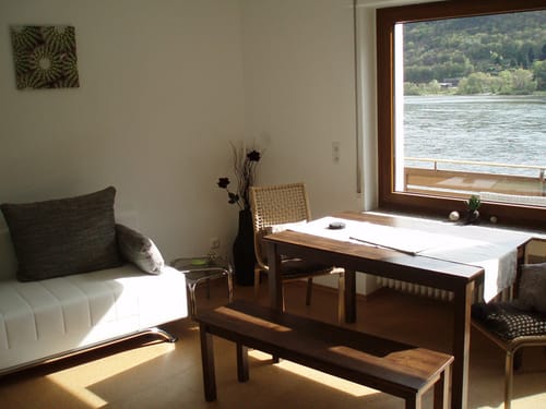 Seeblick vom Wohnzimmer aus