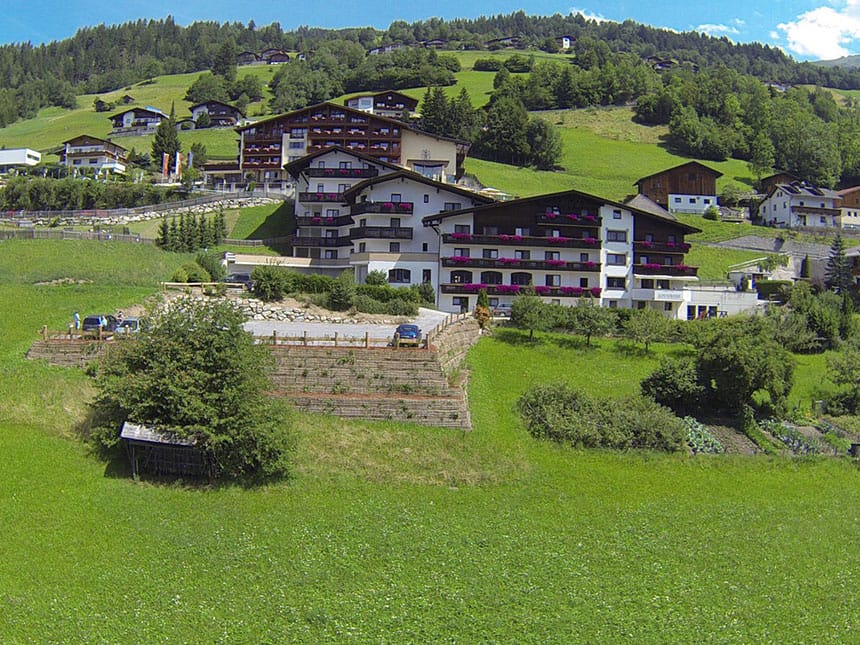 Luftaufnahme vom Hotel