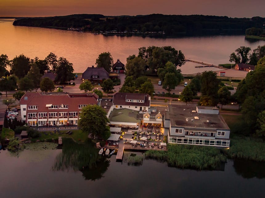 Hotel Der Seehof in Hamburg von oben