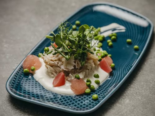 Salatvariation mit Fisch