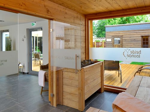 Eingang zur finnischen Sauna