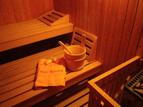 Finnische Sauna im Wellnessbereich