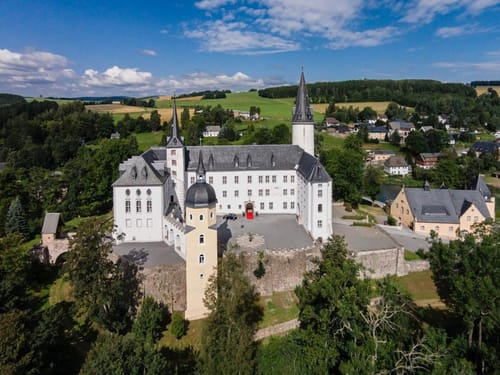 Luftaufnahme vom Schloss