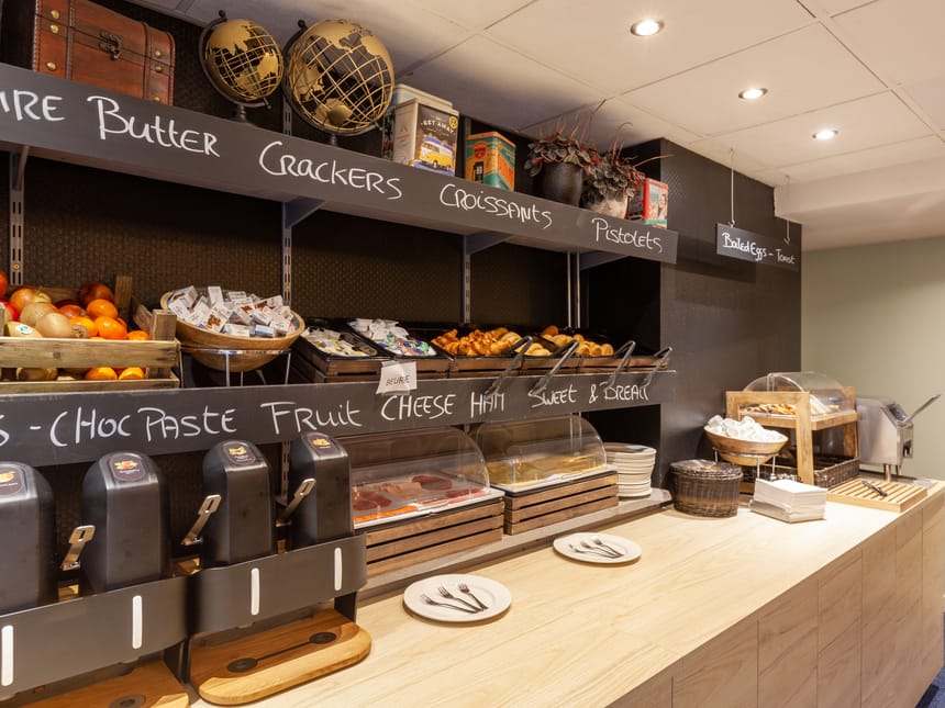 Großes Buffet am Morgen