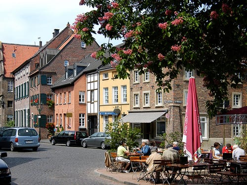 Biergarten in in der Innenstadt