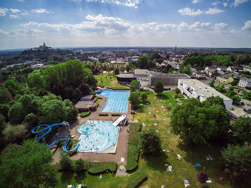 Luftaufnahme Hotelanlage