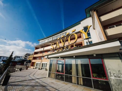 Eingangsbereich vom Savoy Hotel Bad Mergentheim