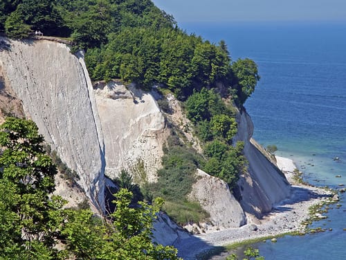 Kreidefelsen am Wasser Insel Rügen
