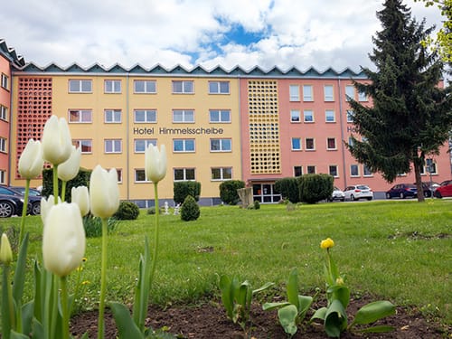 Aussenansicht Hotel Himmelsscheibe