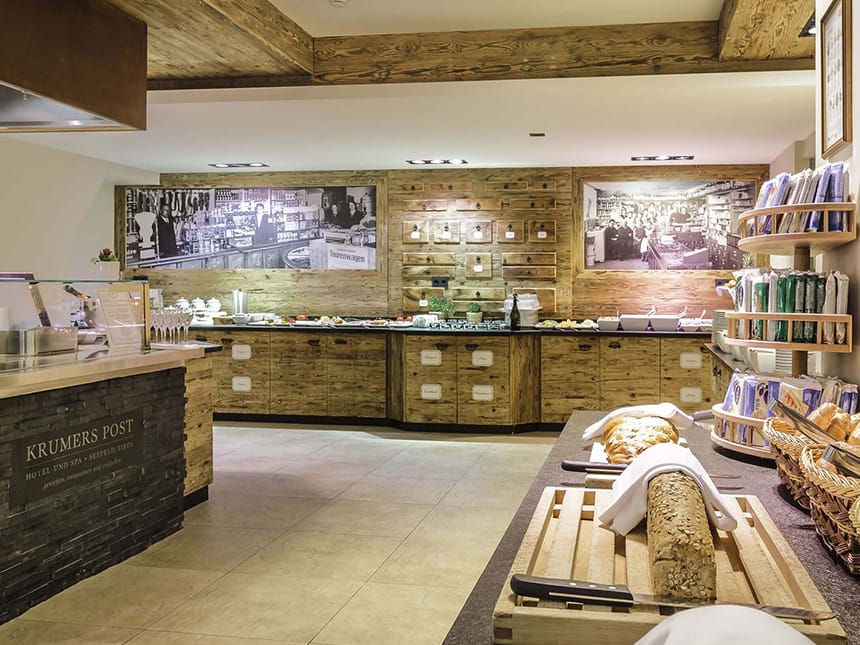 vielfältige Auswahl am Frühstücksbuffet