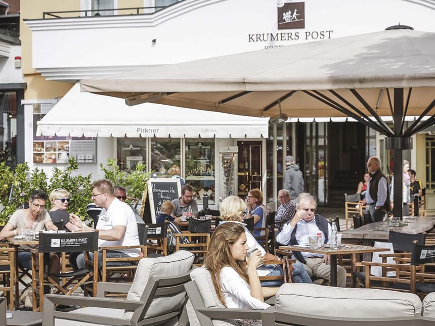 Hotelterrasse Krumers Post