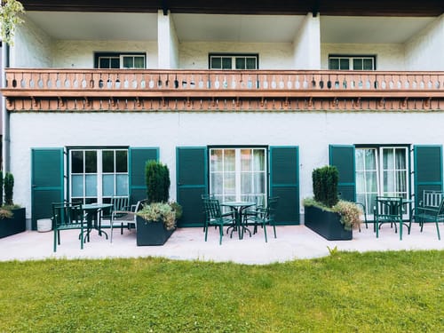 Aussenansicht Zimmer und Appartment Terrassen