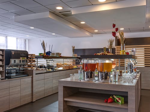 reichhaltige Auswahl am Frühstücksbuffet