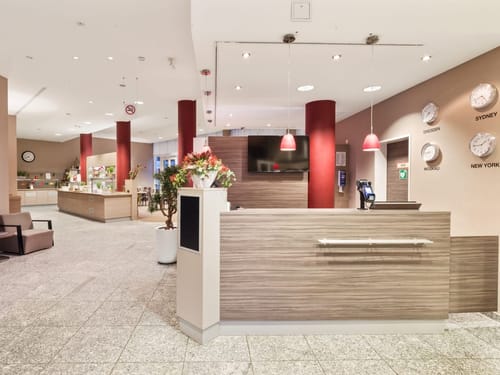 Snackangebot im Lobbybereich