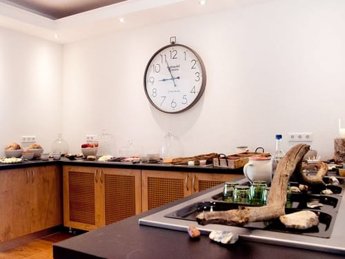 Speisenbuffet mit einer großen Auswahl