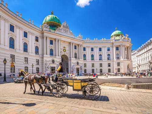 Pferdekutsche in der Wiener Innenstadt
