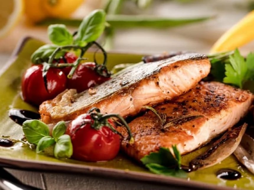 Angerichteter Speiseteller