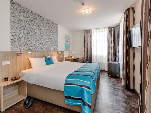 Twinnbett im Doppelzimmer