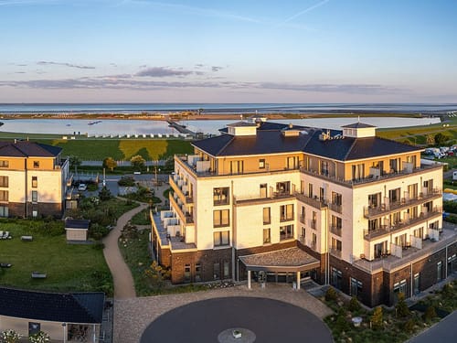 Luftaufnahme Hotel Küstenperle in Büsum