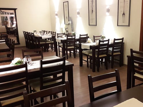 Abendstimmung im Restaurant