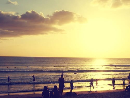 Abendstimmung am Strand