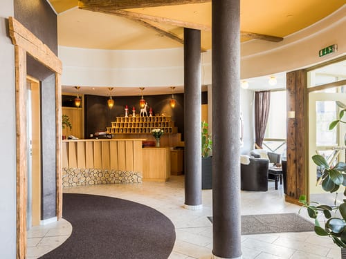 Schöner Eingangsbereich im Hotel