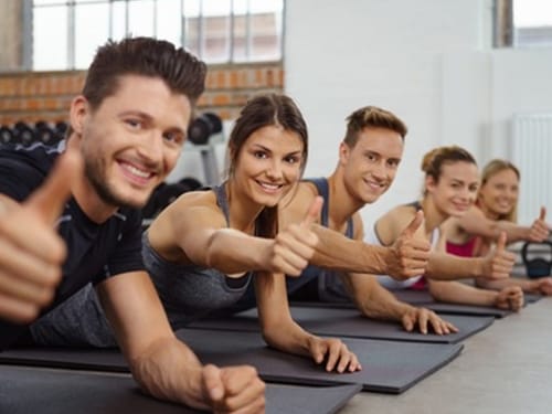 Gruppen Workoutkurs