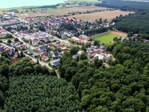 Luftaufnahme von Usedom