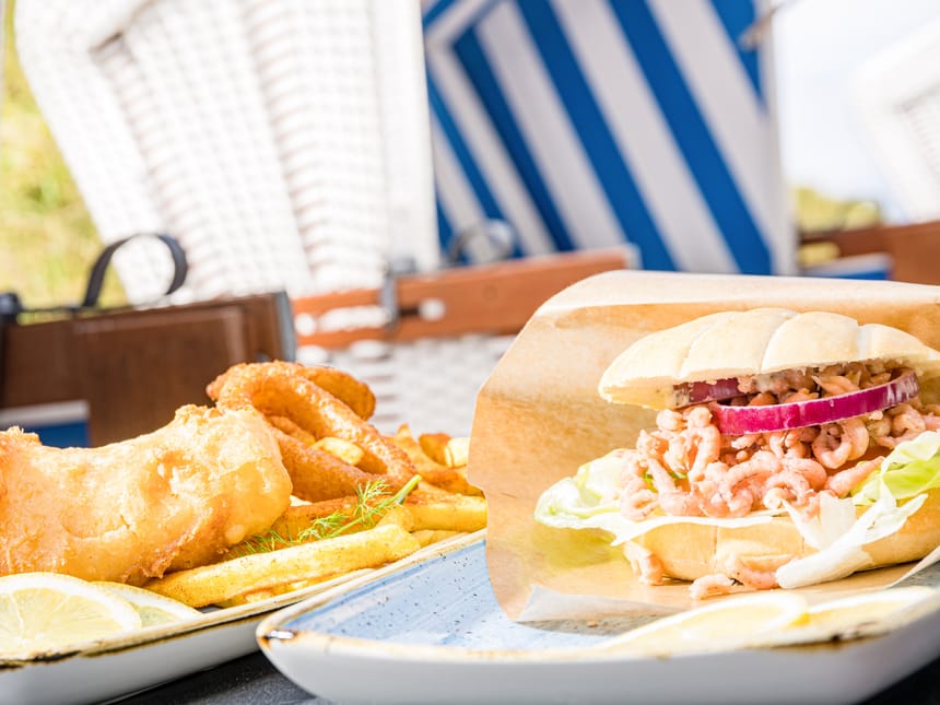 Belegte Fischbrötchen