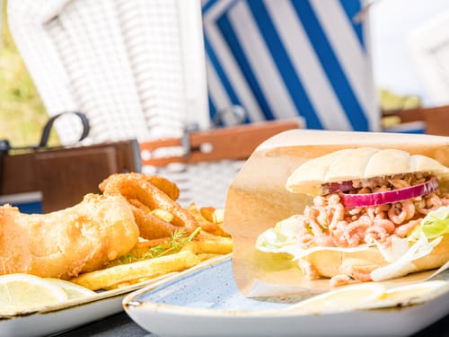 Belegte Fischbrötchen