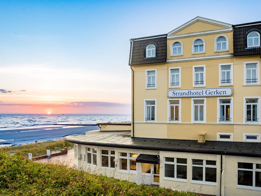 Aussenansicht vom strandhotel Gerken