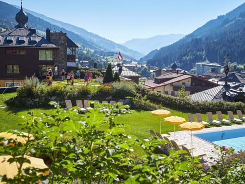 Ausblick auf den Rooftop Garden