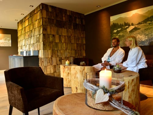 Ruhezone im Wellnessbereich